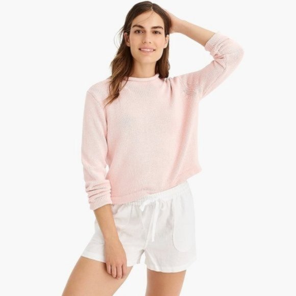 J. Crew Sweaters - J Crew 1988 Rollneck Cropped Sweater in Pink, S
